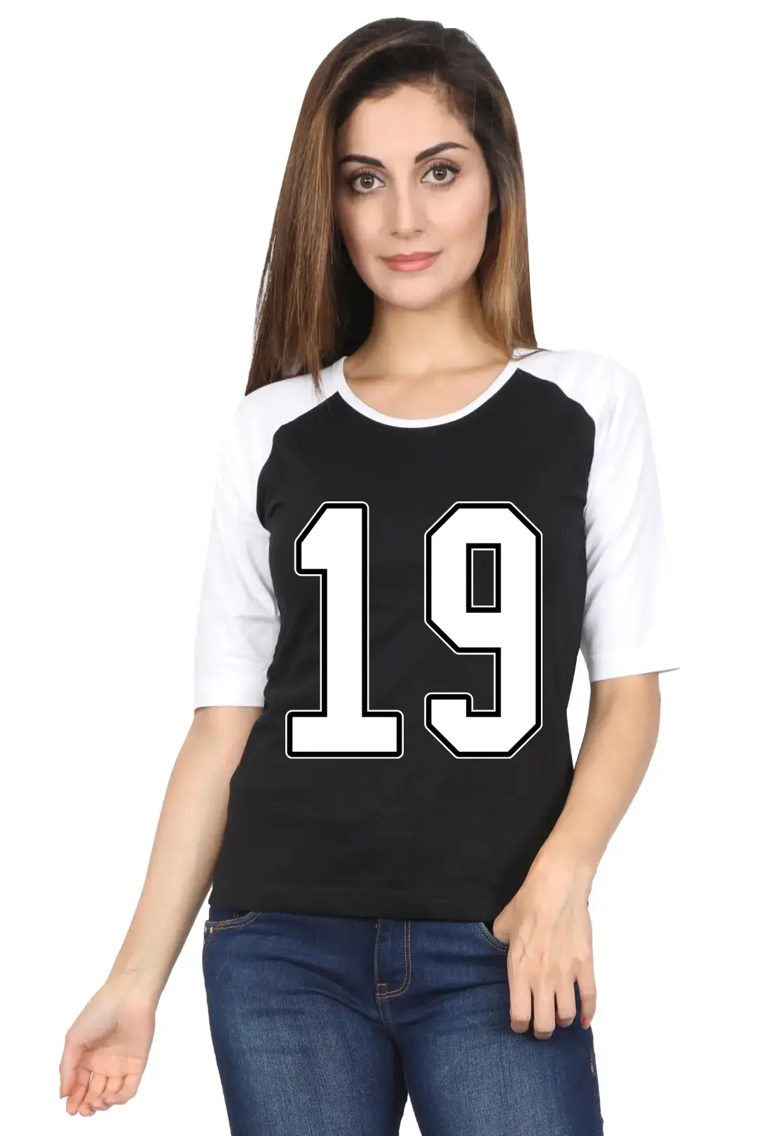 Ninteen Printed 3/4 Sleeve Women T-shirt - Image 2