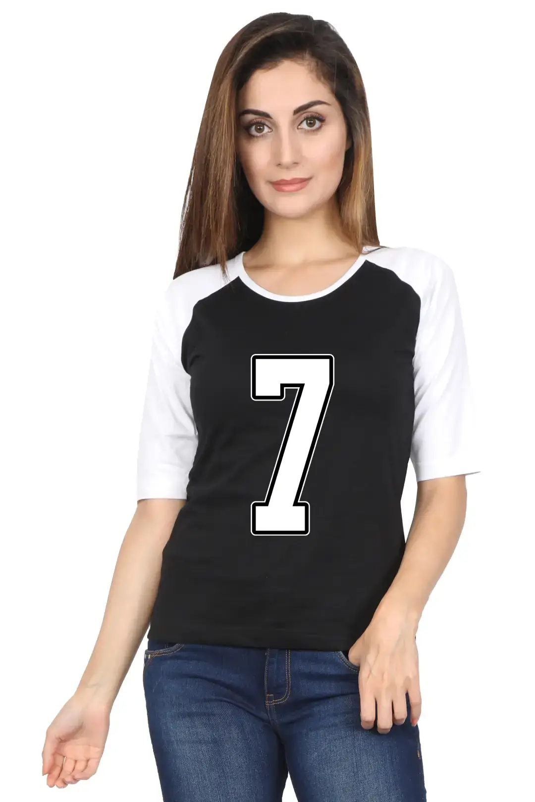 Seven Printed 3/4 Sleeve Women T-shirt - Image 2