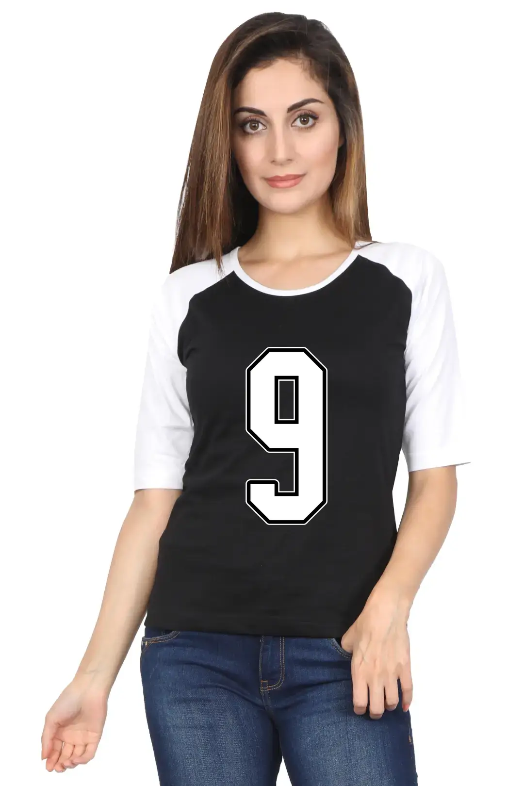 Nine Printed 3/4 Sleeve Women T-shirt - Image 2