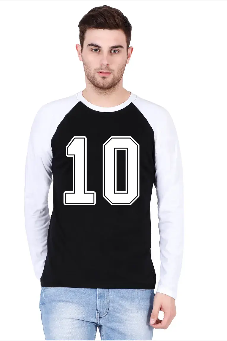 Ten Printed Full Sleeve Raglan T-shirt