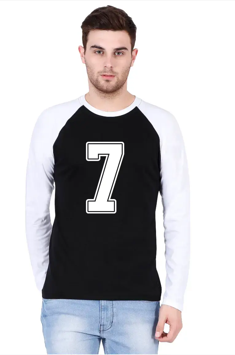 Seven Printed Full Sleeve Raglan T-shirt