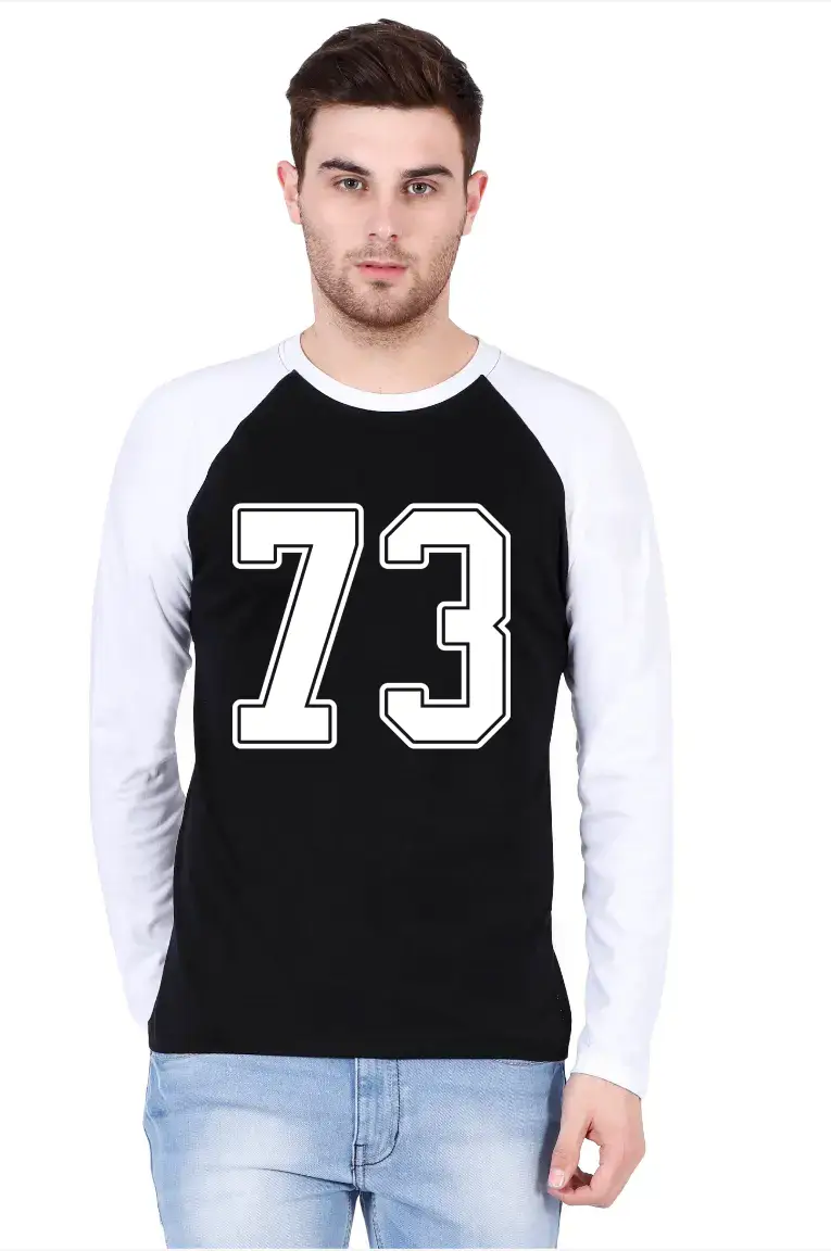 Seventy Three Printed Full Sleeve Raglan T-shirt - Image 2
