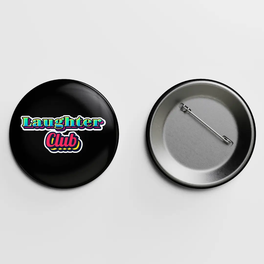 Laughter Club Pin Button Badge