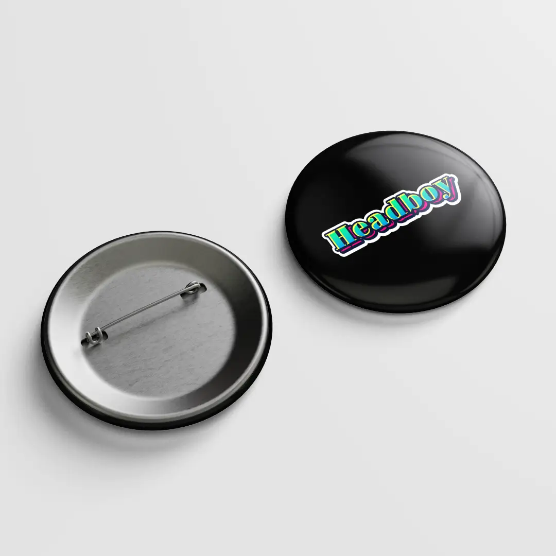 Head Boy Pin Button Badge - Image 2