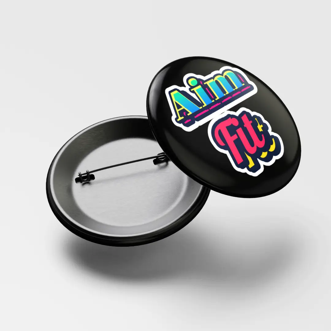 Aim Fit Pin Button Badge - Image 3