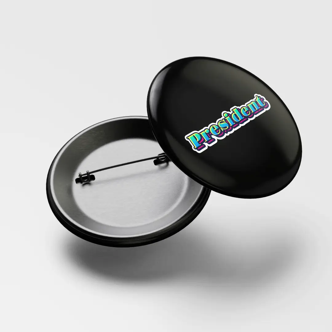 President Pin Button Badge - Image 3