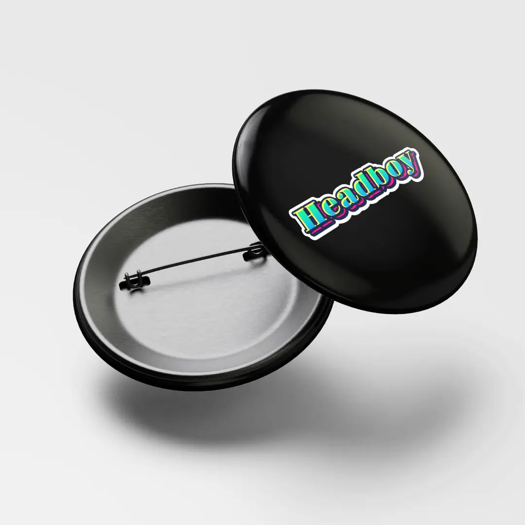 Head Boy Pin Button Badge - Image 3