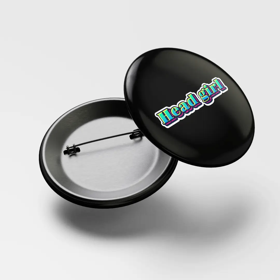 Head Girl Pin Button Badge - Image 3