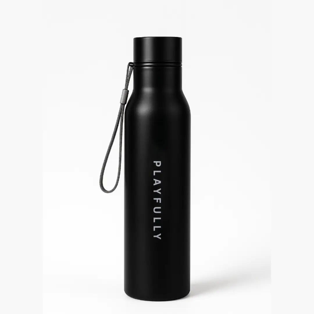 Playfully Everyday Use Black Water Bottle - Image 3