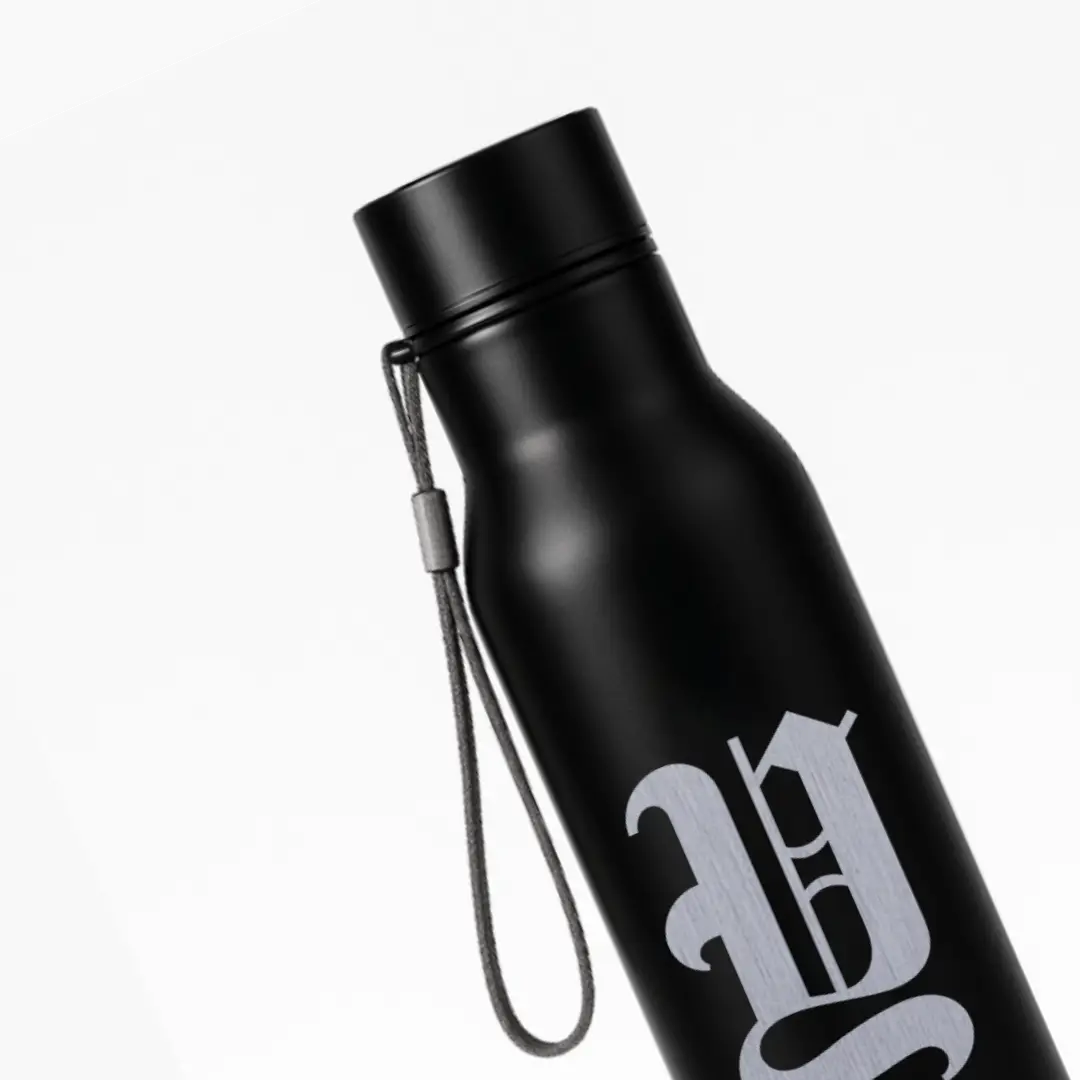 Y Classic Letter Engraved Stainless Steel Water Bottle - Image 2