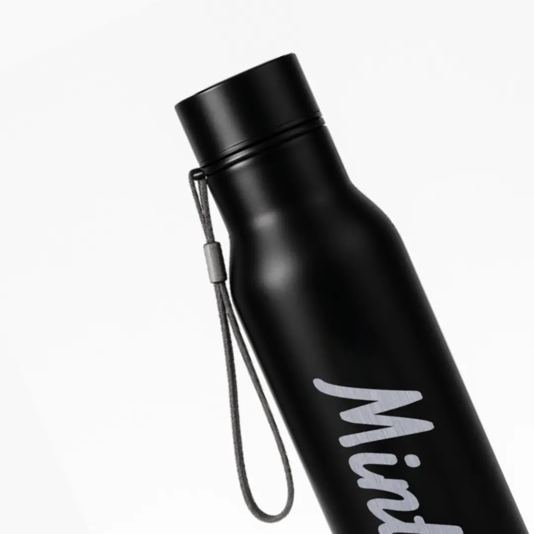 Mint Word Engraved On Stainless Steel Water Bottle - Image 2