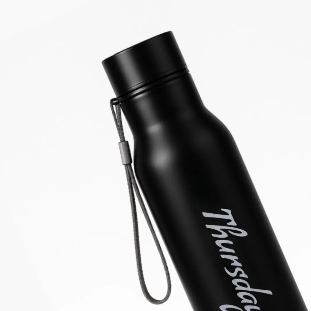 Thursday Engraved On Stainless Steel Water Bottle - Image 2