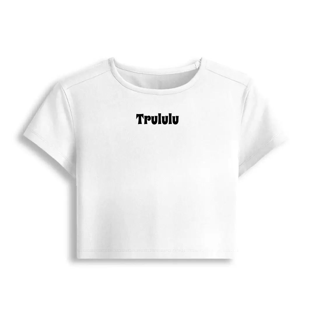 Trululu Stretch Fit Baby Tee Crop Top - Image 5