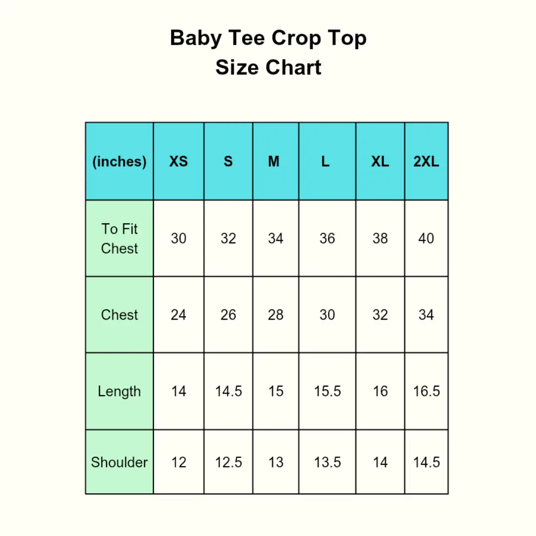 Delulu Stretch Fit Baby Tee Crop Top - Image 6