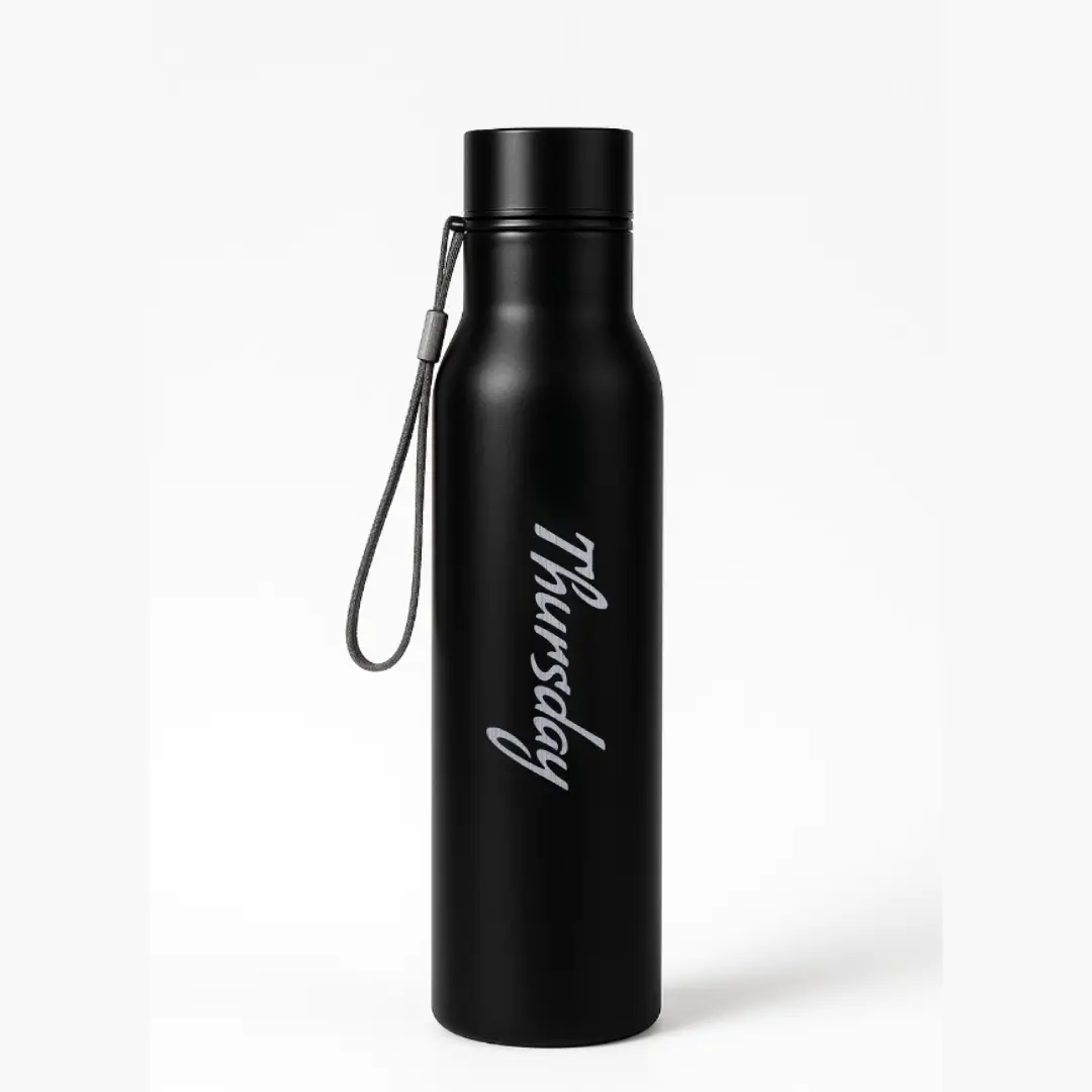 Thursday Engraved On Stainless Steel Water Bottle