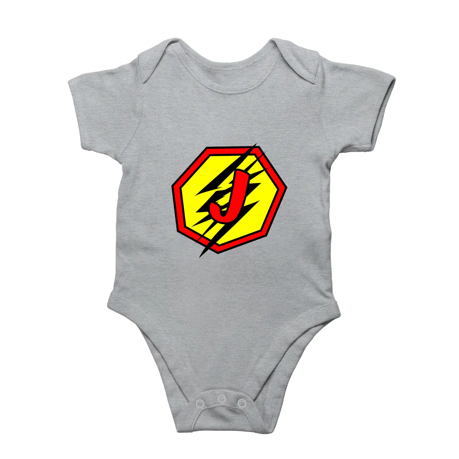 J Letter Alphabet Baby Kids Romper - Image 7