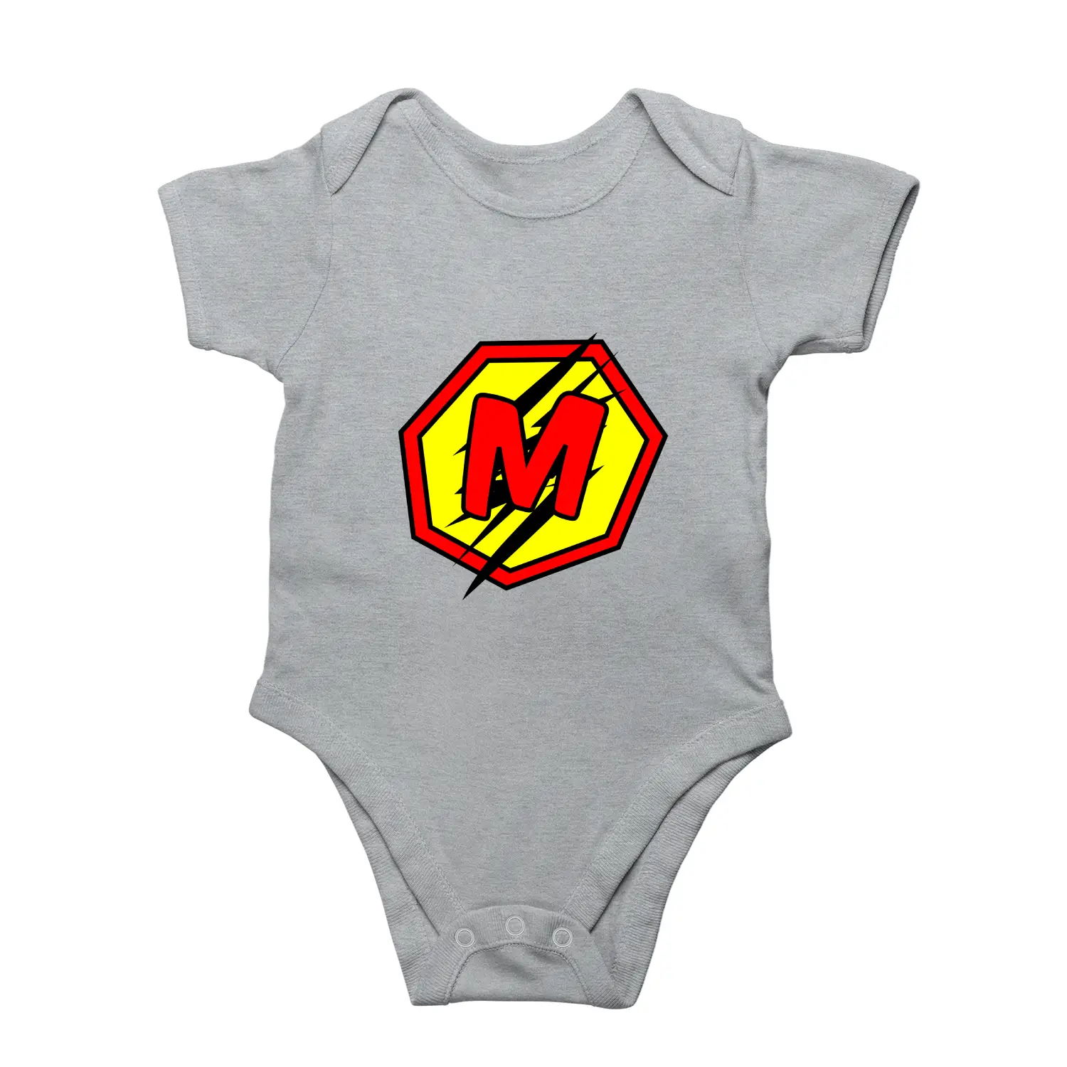 M Letter Alphabet Baby Kids Romper - Image 7