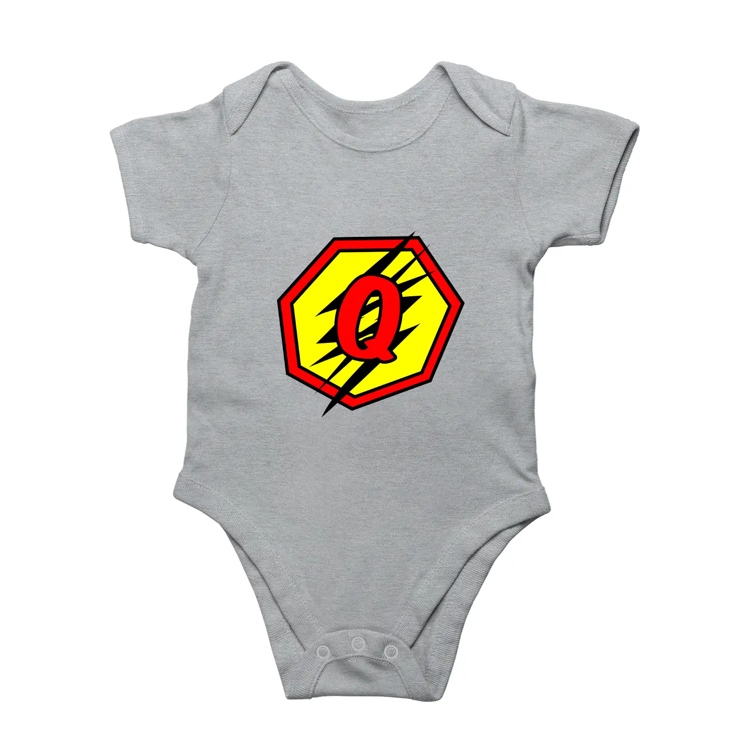 Q Letter Alphabet Baby Kids Romper - Image 7