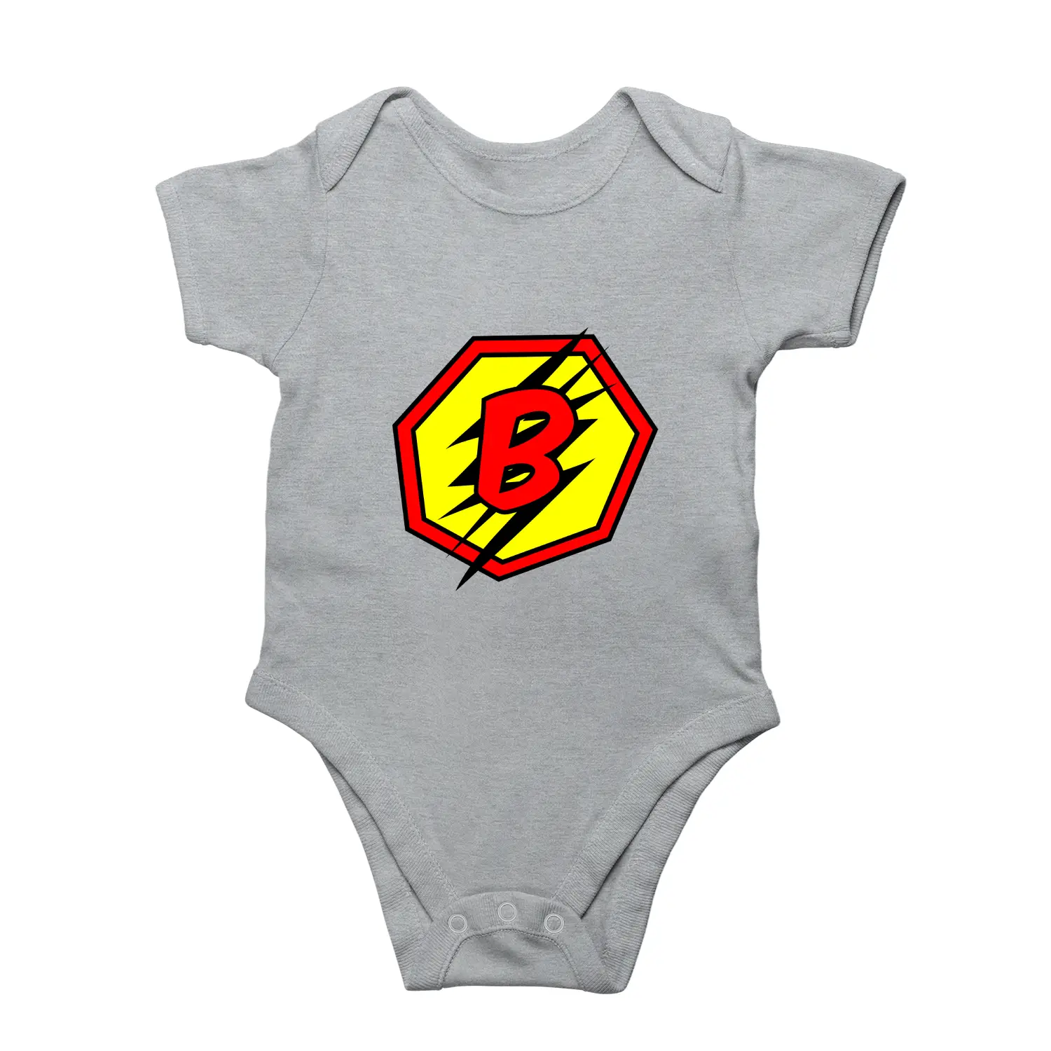 B Letter Alphabet Baby Kids Romper - Image 7