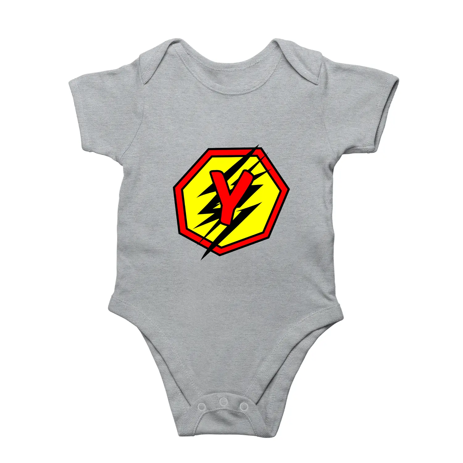 Y Letter Alphabet Baby Kids Romper - Image 7