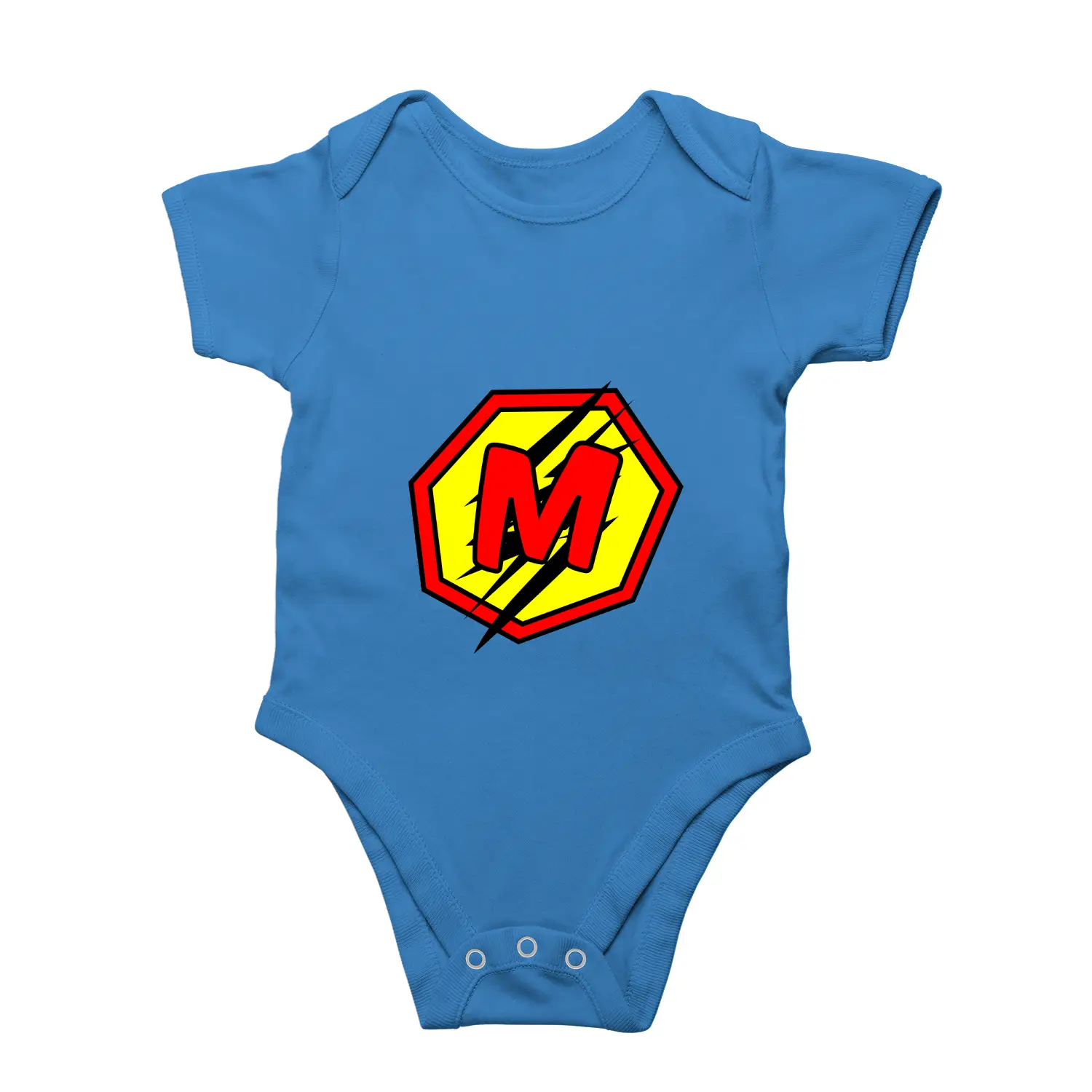 M Letter Alphabet Baby Kids Romper - Image 6