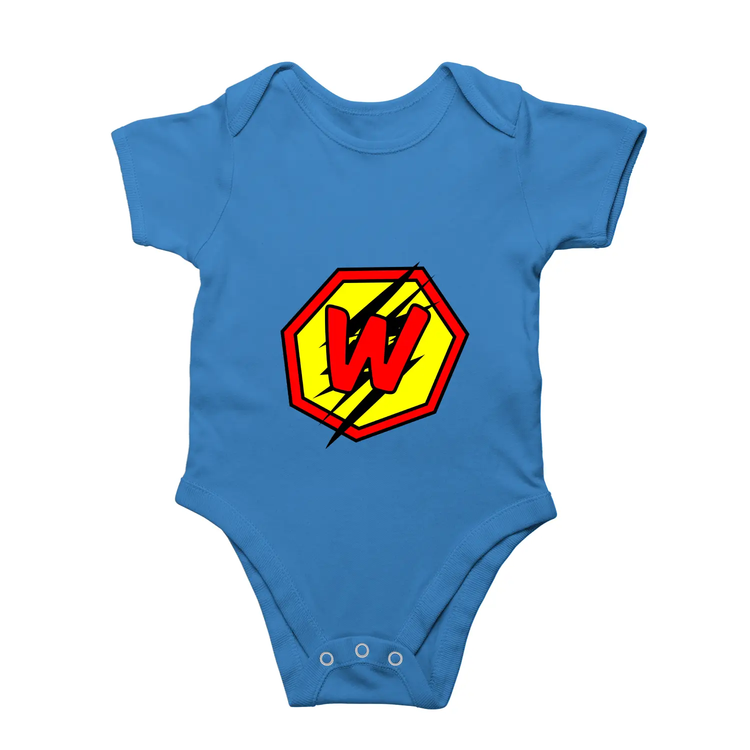 W Letter Alphabet Baby Kids Romper - Image 6