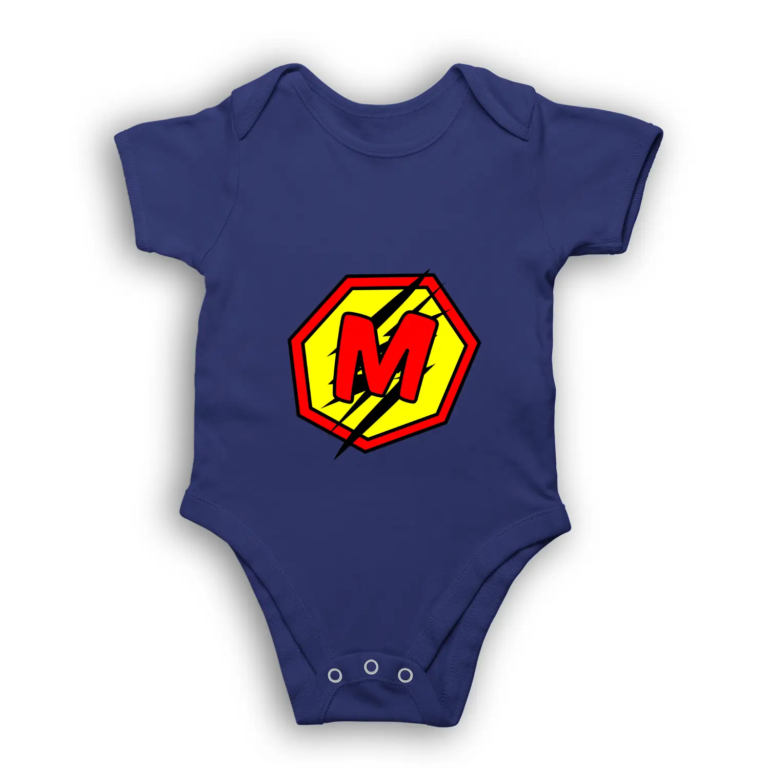 M Letter Alphabet Baby Kids Romper - Image 5