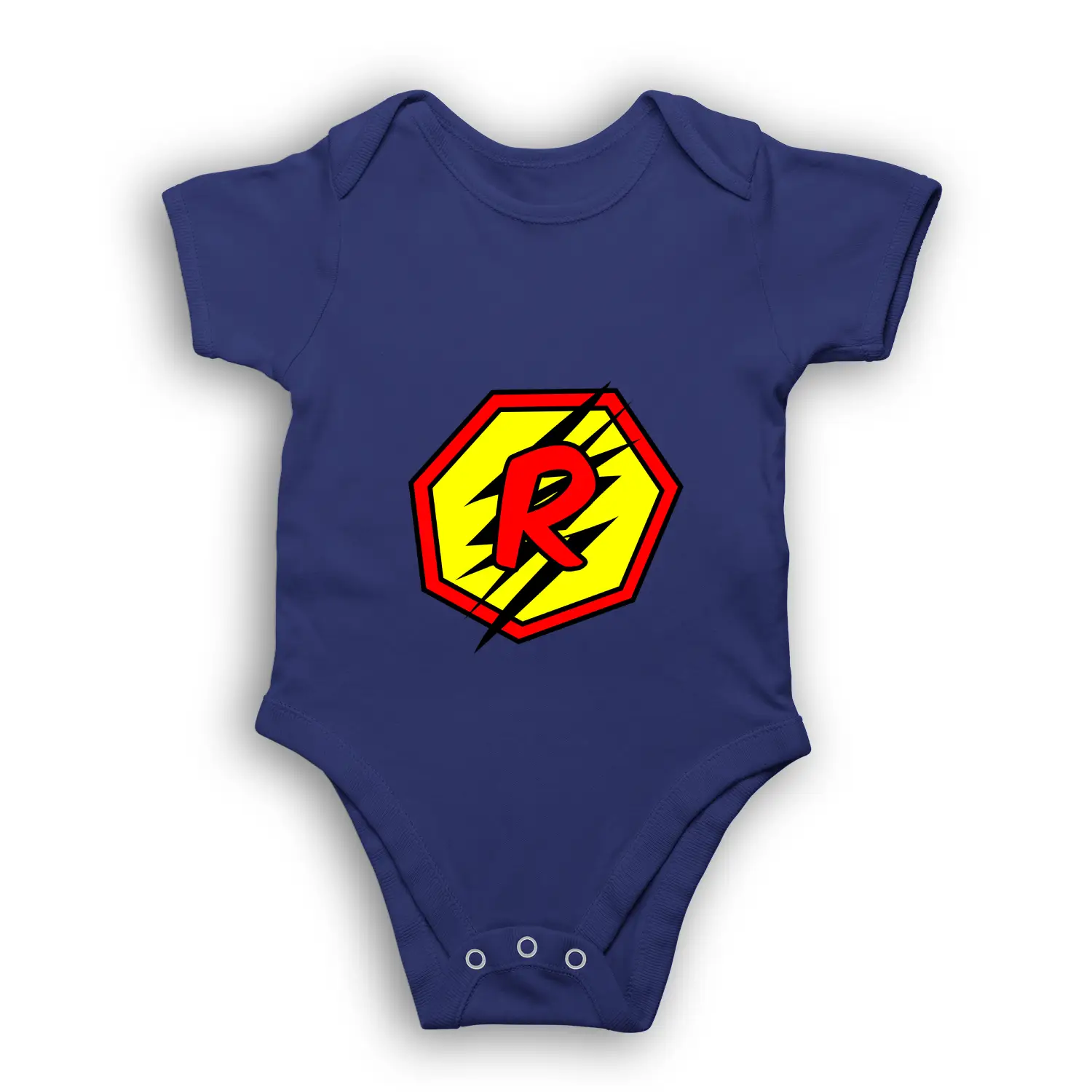 R Letter Alphabet Baby Kids Romper - Image 5
