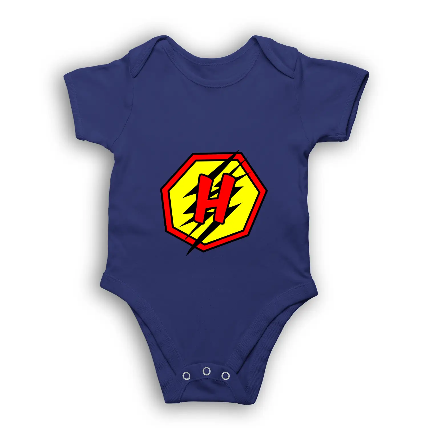 H Letter Alphabet Baby Kids Romper - Image 5