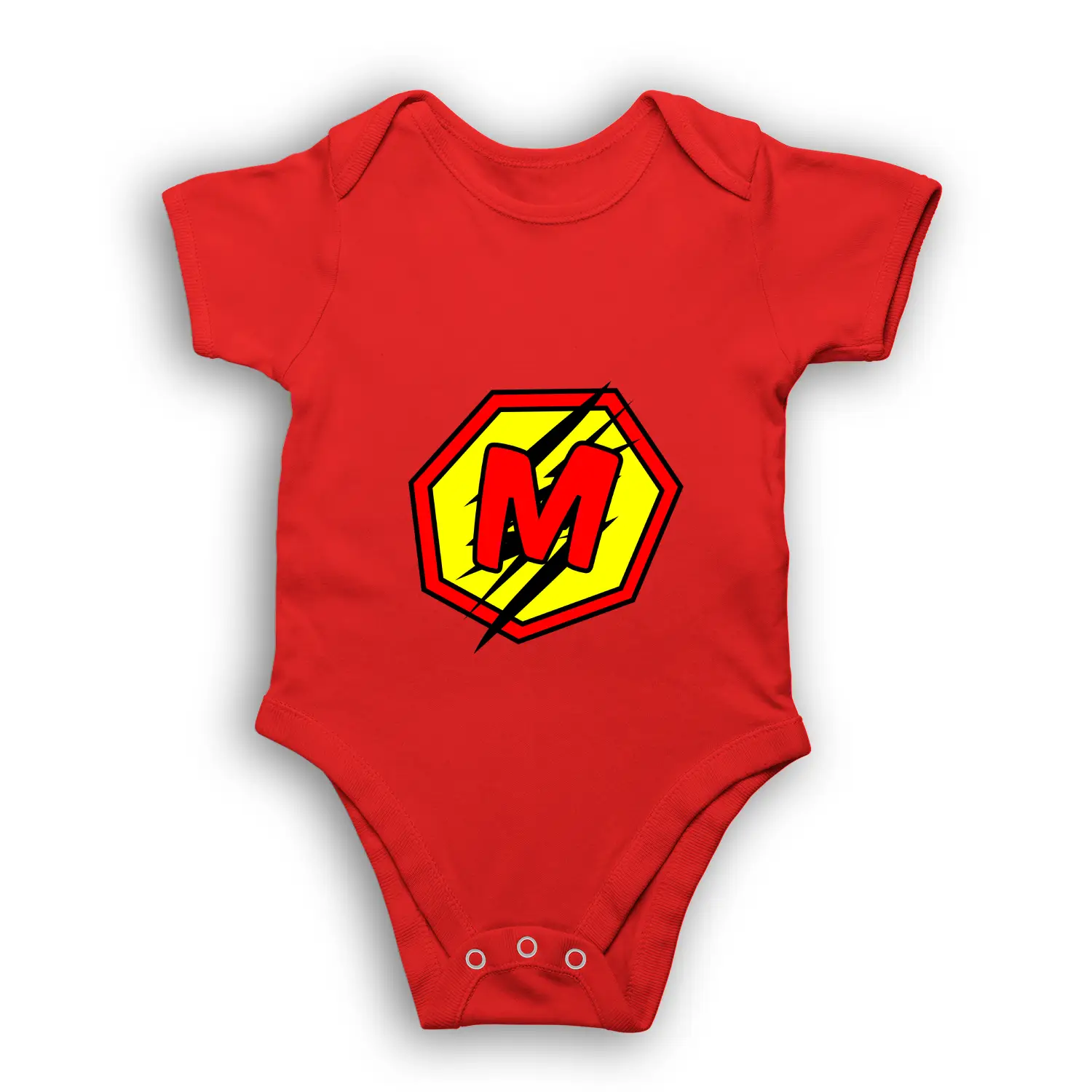 M Letter Alphabet Baby Kids Romper - Image 4