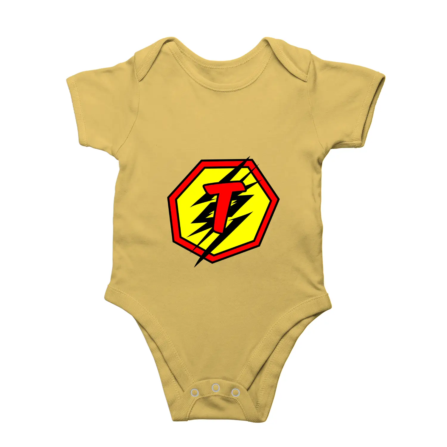 T Letter Alphabet Baby Kids Romper