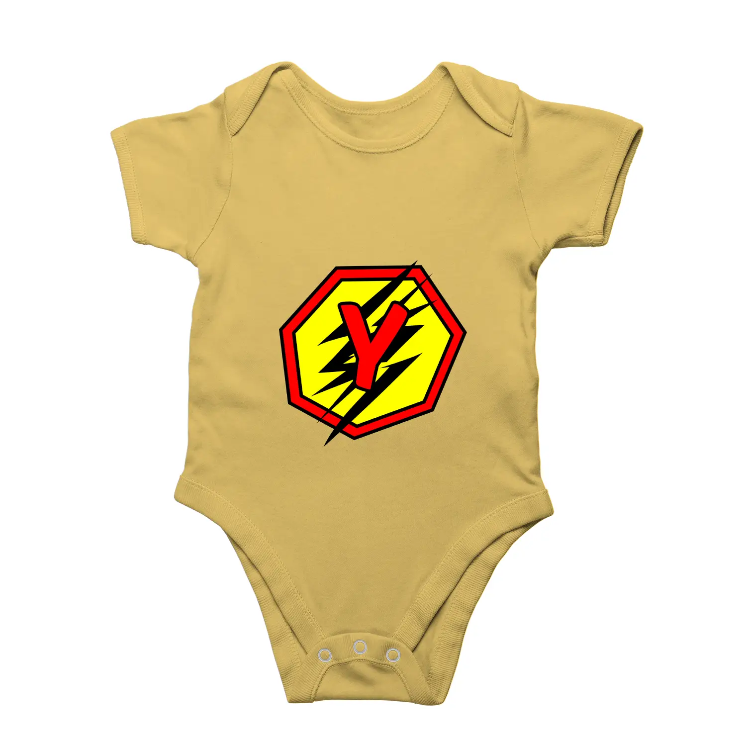 Y Letter Alphabet Baby Kids Romper