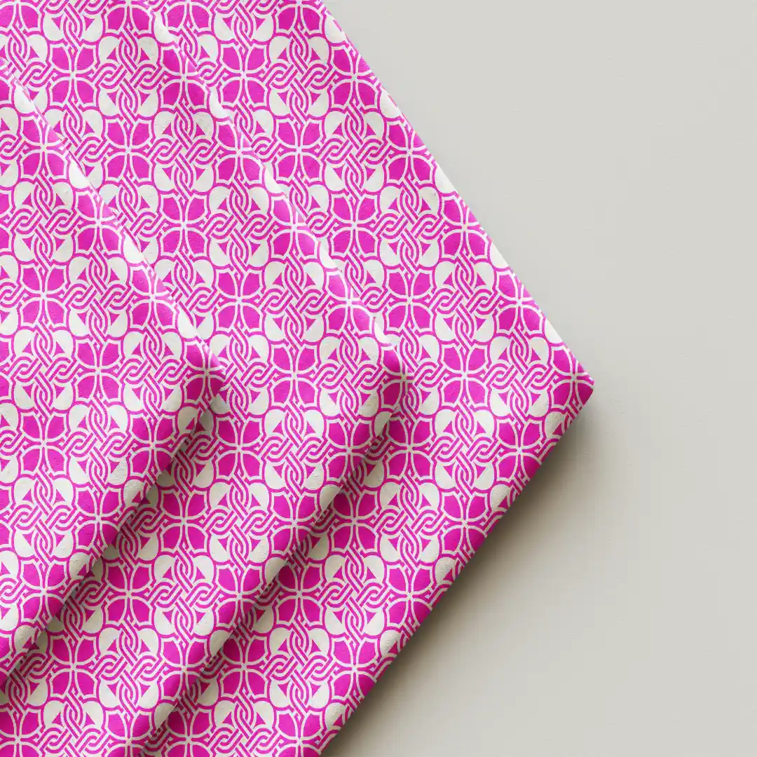 Pink Floral Dining Table Cloth Napkin Pack Of Four