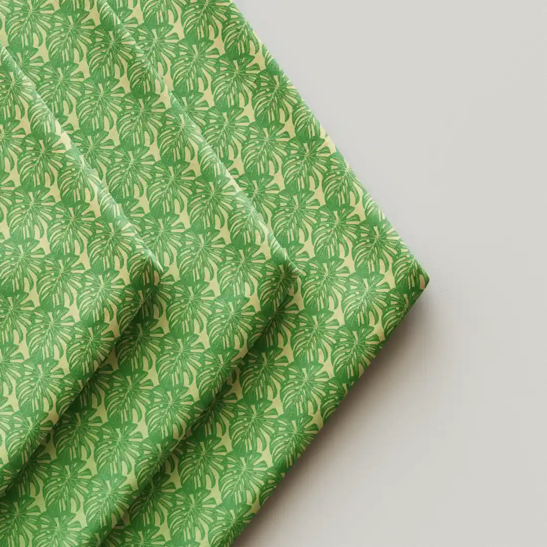 Green Leaves Cloth Napkin Pack Of Four