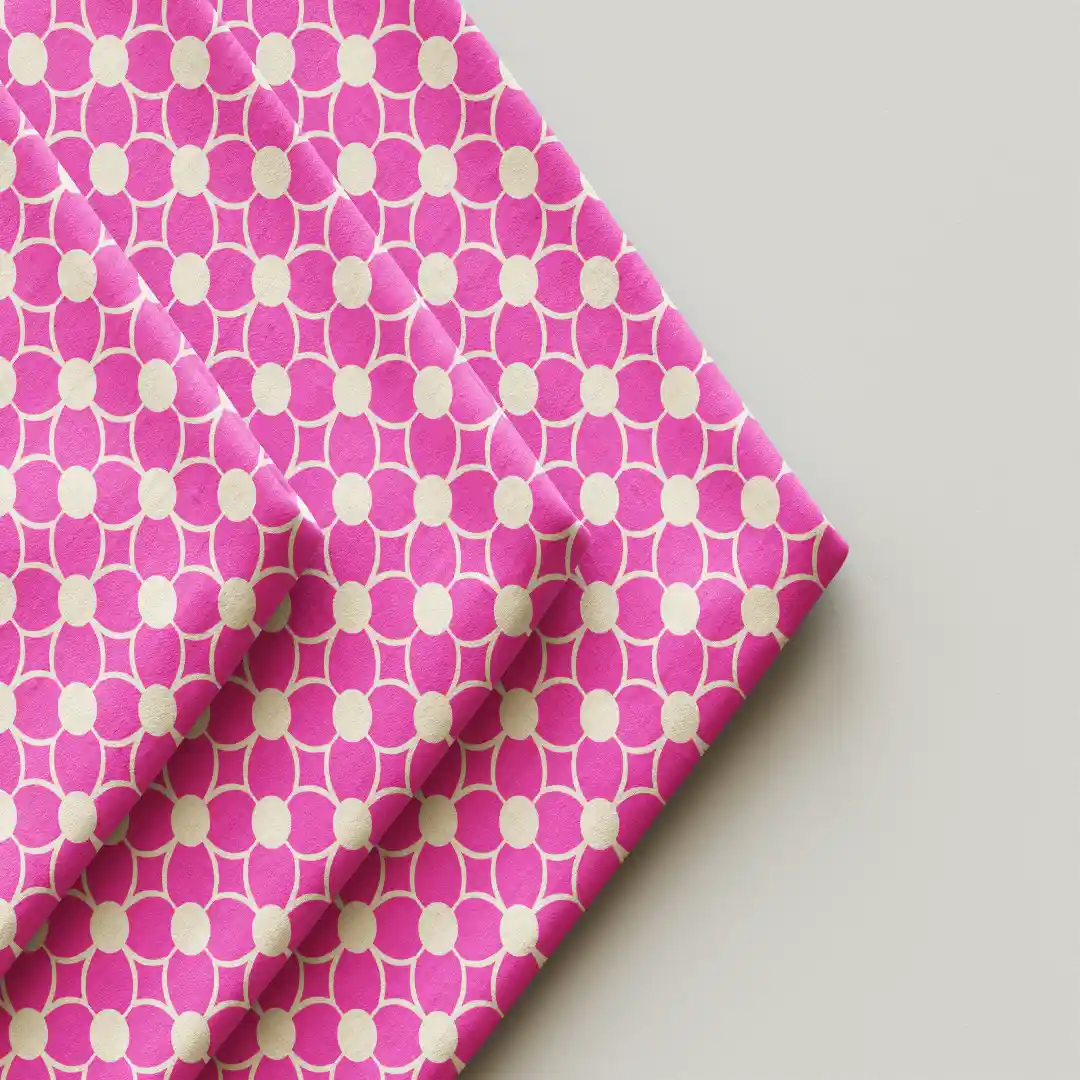 Creamish Pink Color Cloth Napkin Pack Of Four