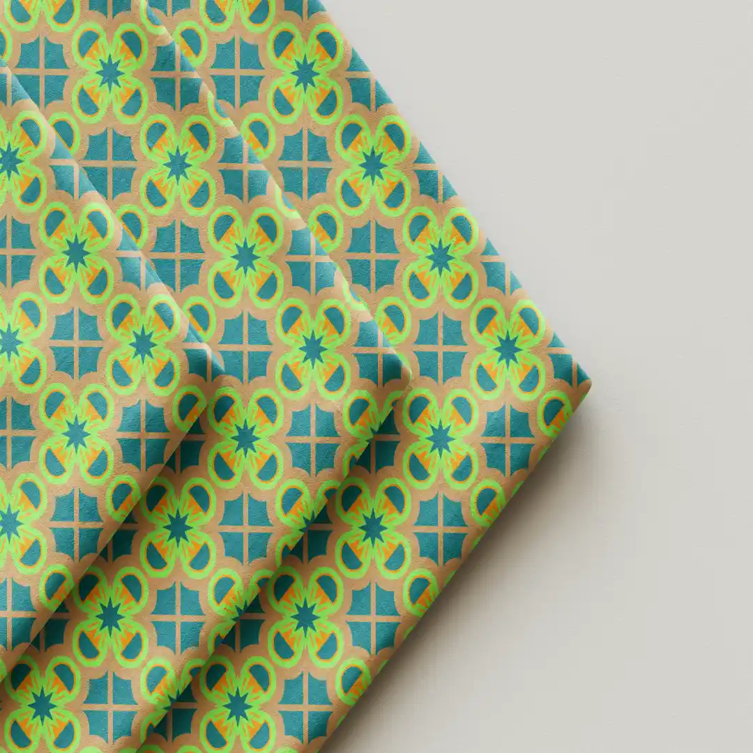 Retro Vintage Design Cloth Napkin Pack Of Four