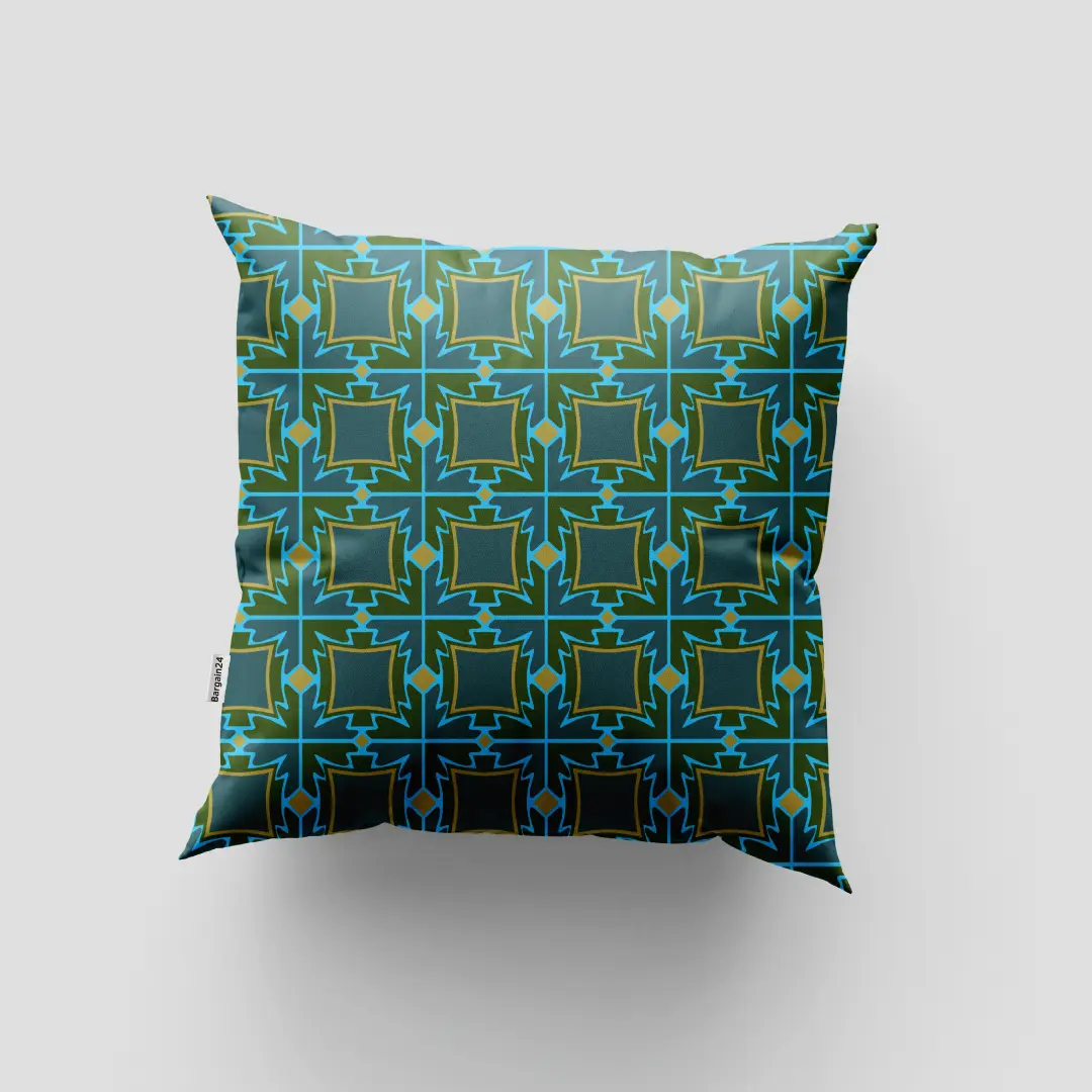 Square Motifs Cushion Cover