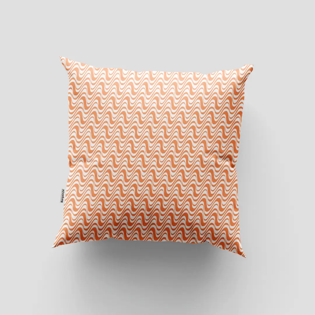 Wave Interwoven Design Cushion Cover