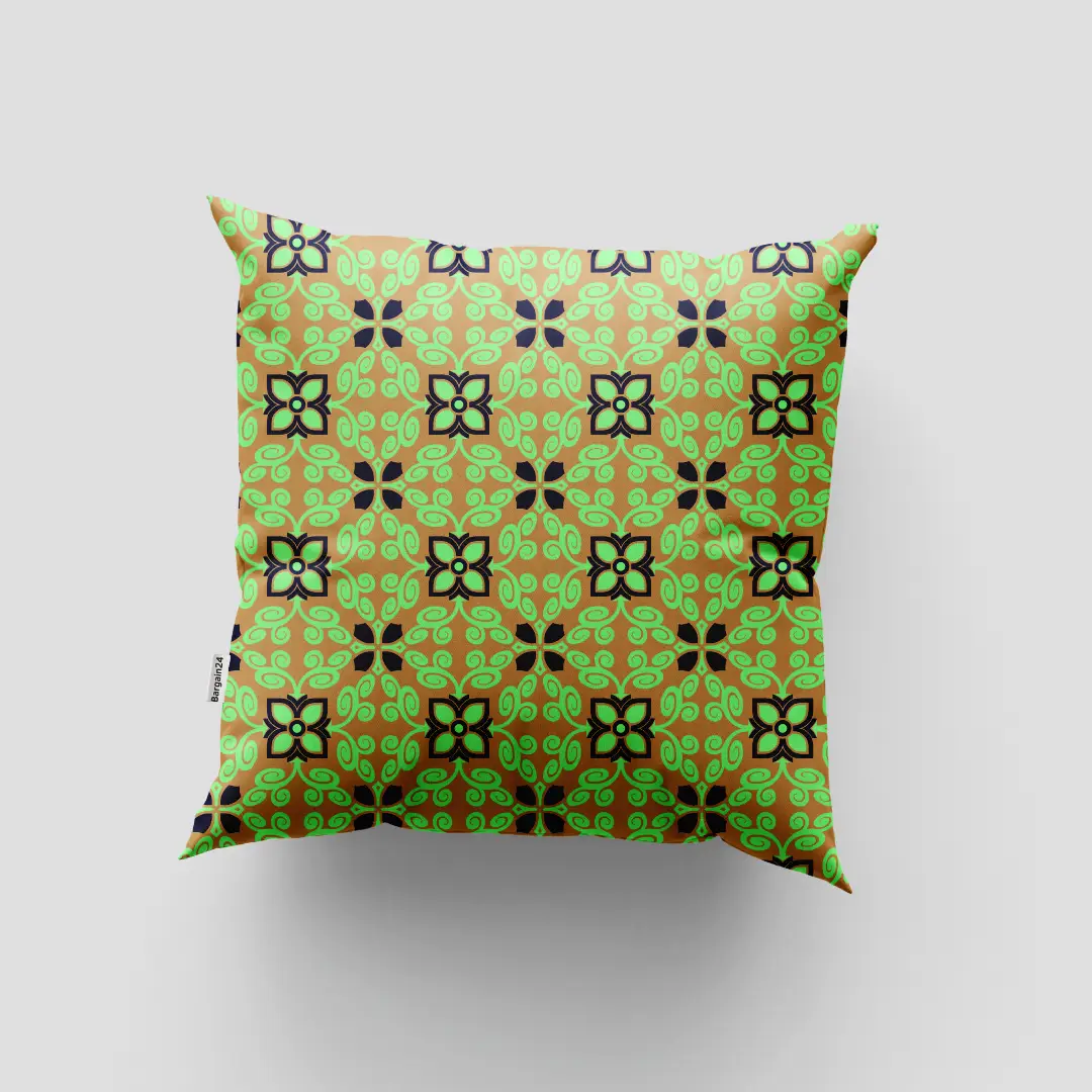 Floral Design Cushion Cover