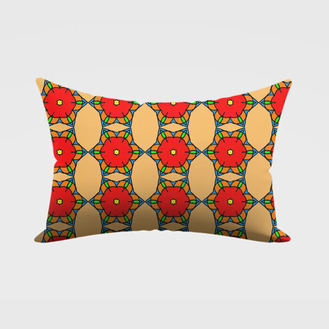 Vibrant Colorful Pillow Cover