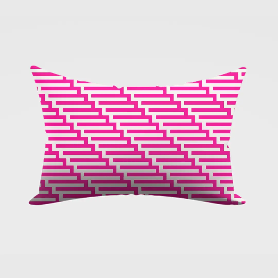 Line Geometric Colorful Pillow Cover