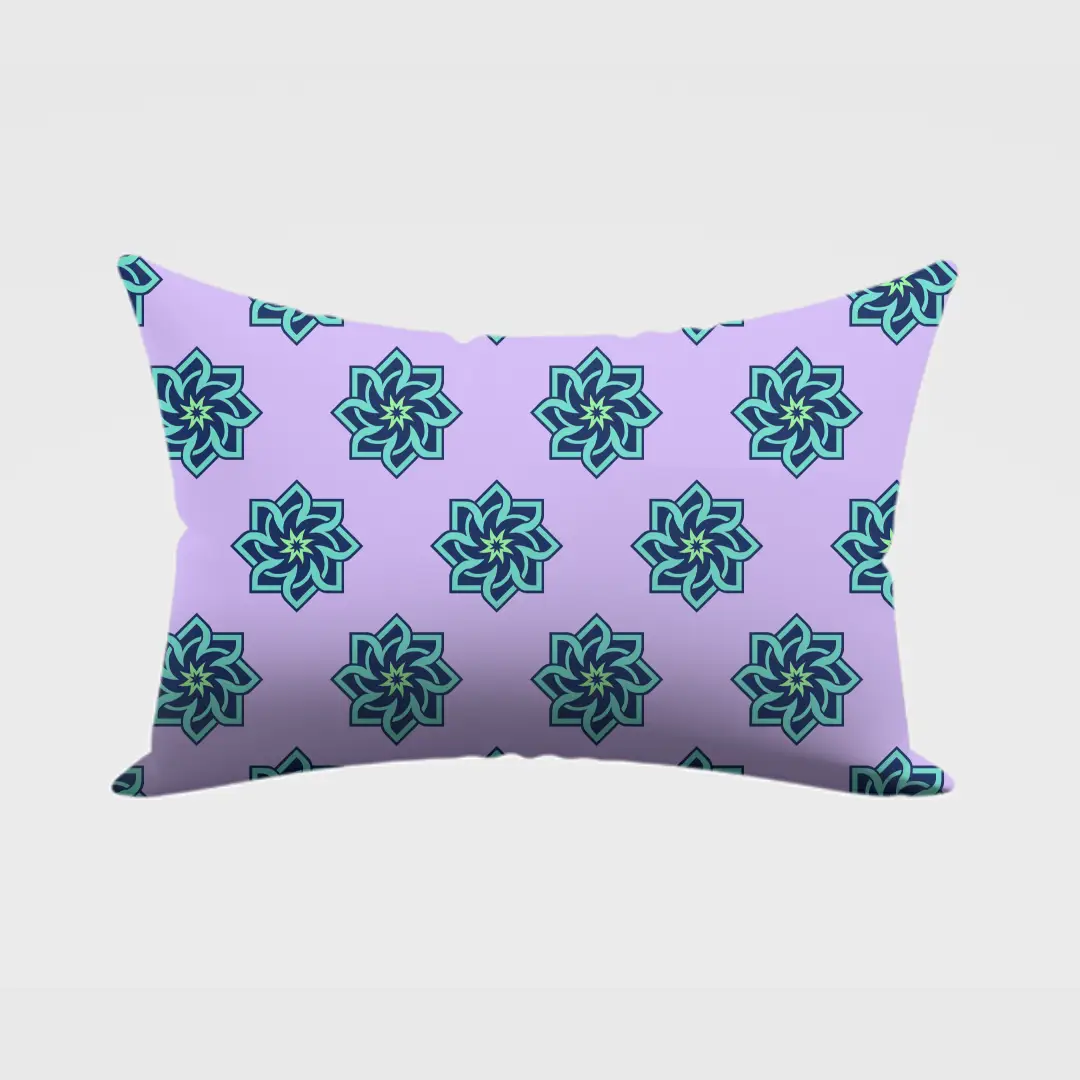Vintage Retro Floral Pillow Cover