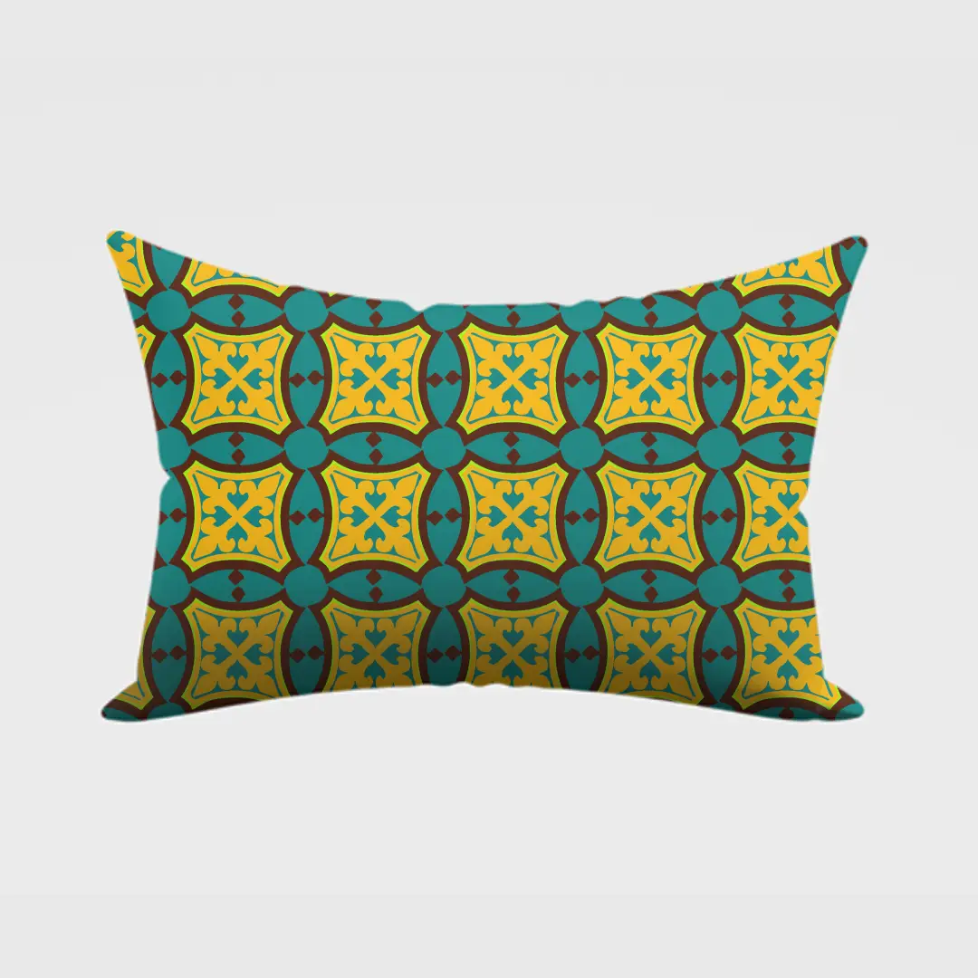 Vintage Pattern Colorful Pillow Cover