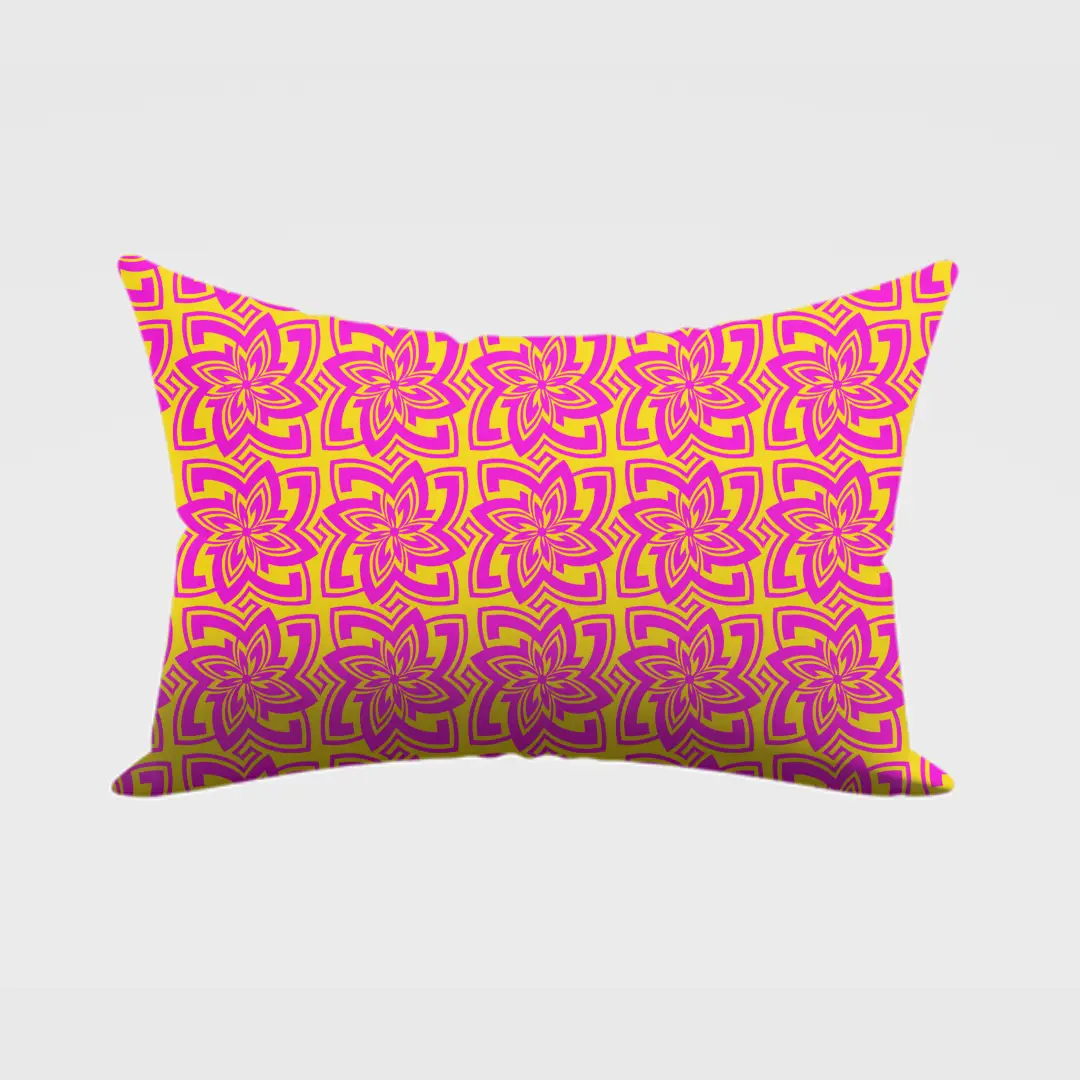 Decorative Floral Pillow Cover
