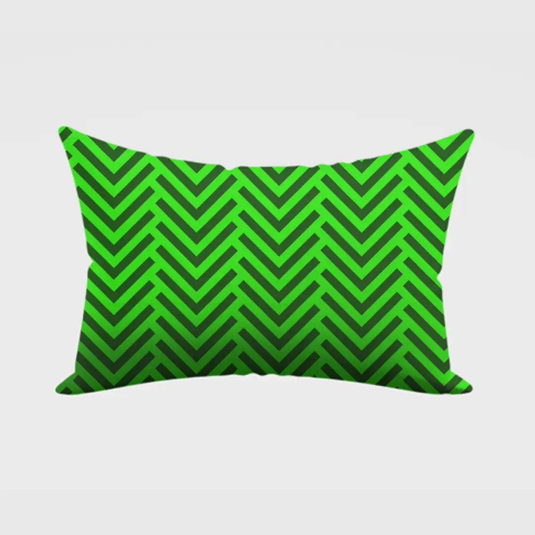 Arrows Green Pillow Cover