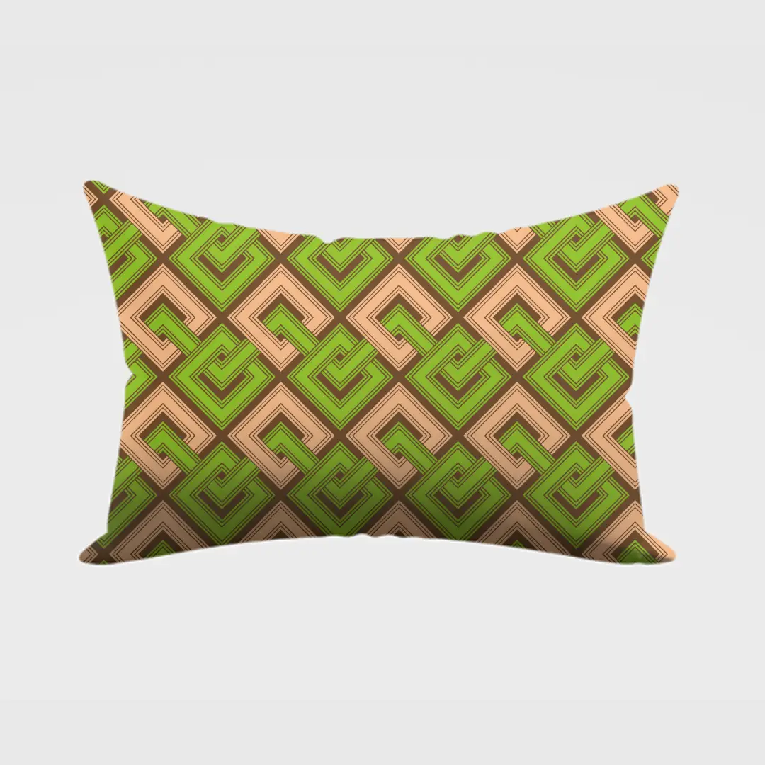 Square Checkered Pillow Cover