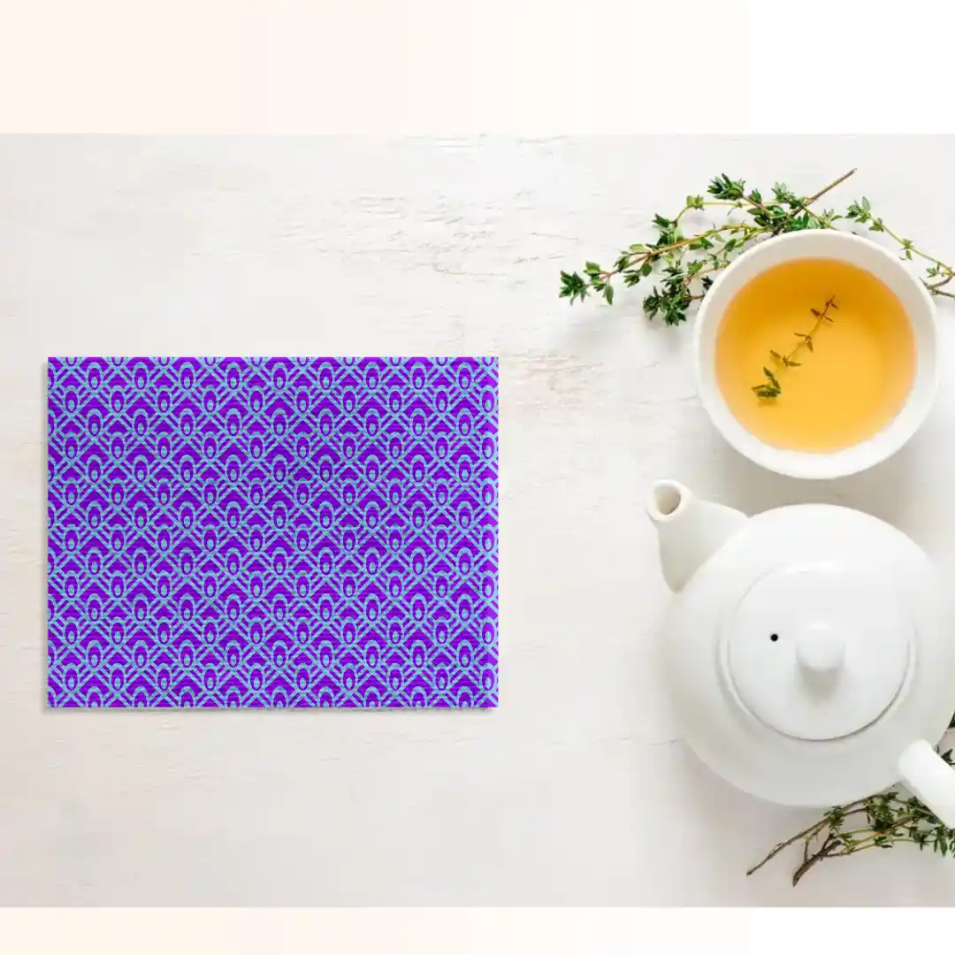 Beautiful Purple Dining Table Placemats - Pack Of Four