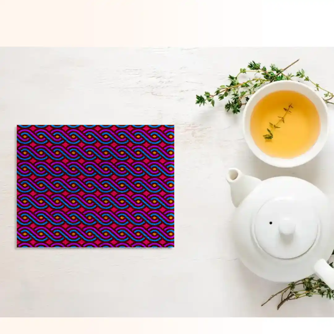 Stylish Threads Print Table Placemats - Pack Of Four