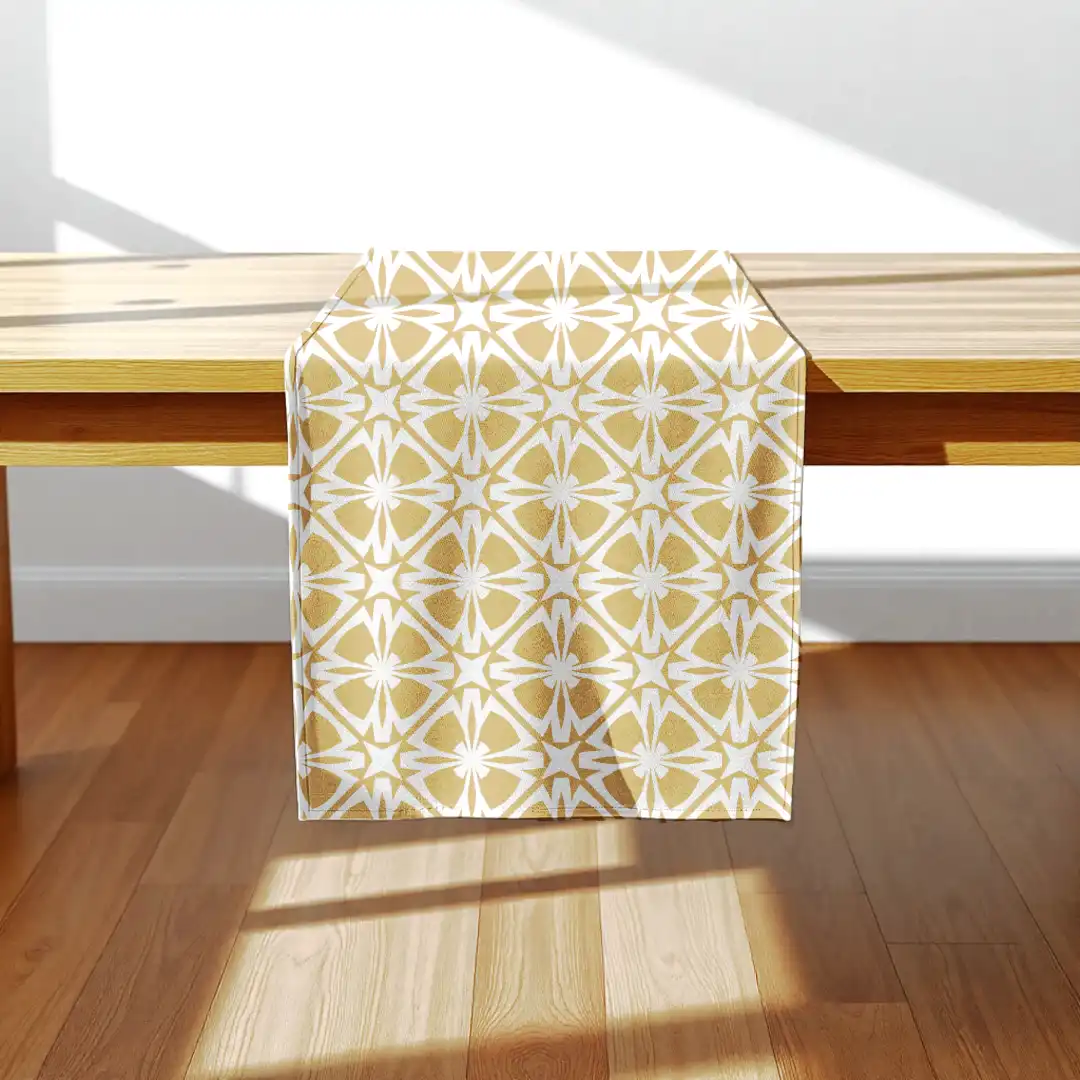Floral Motifs Dining Table Runner