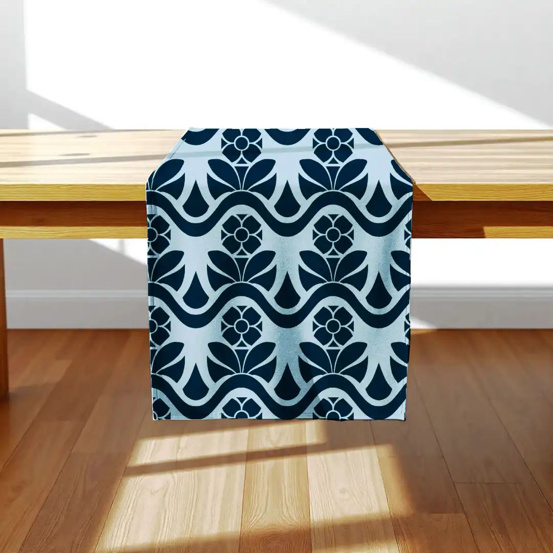 Retro Flower Stylish Table Runner